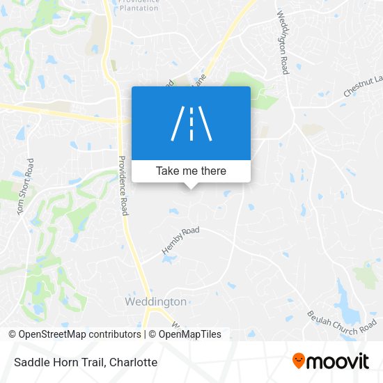 Saddle Horn Trail map