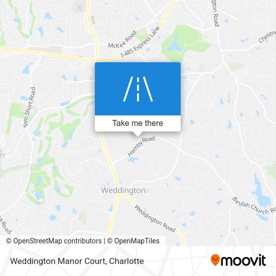 Weddington Manor Court map