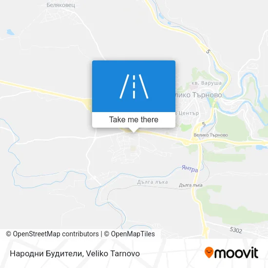 Карта Народни Будители