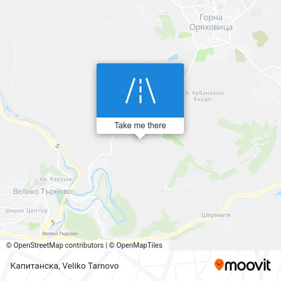Карта Капитанска