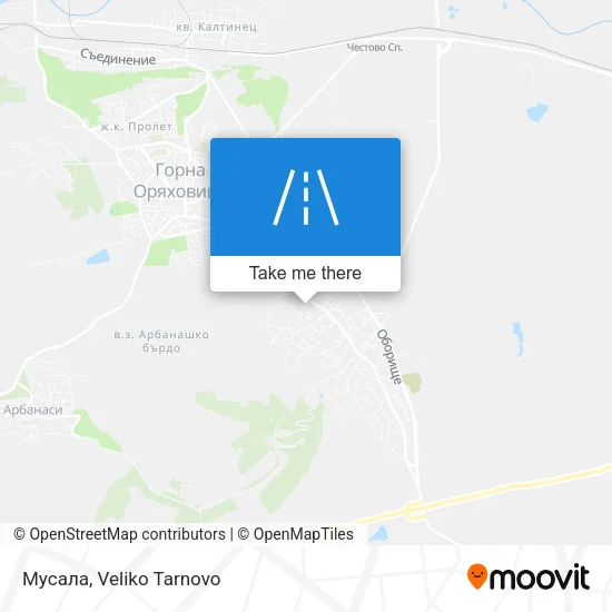 Карта Мусала
