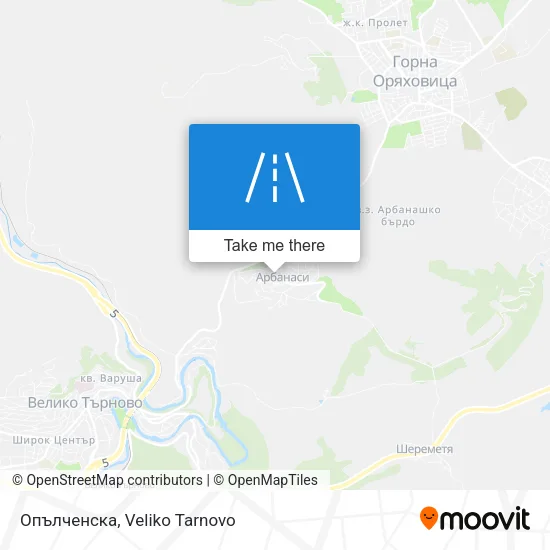 Карта Опълченска