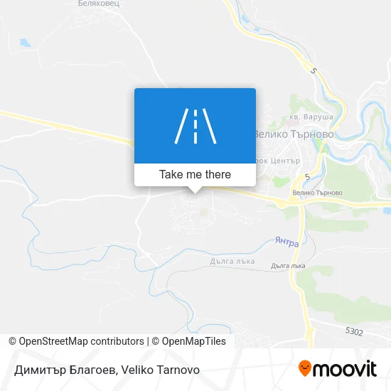 Карта Димитър Благоев