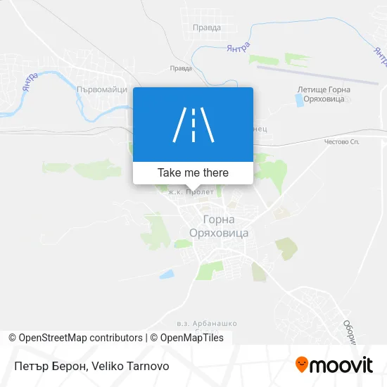 Карта Петър Берон