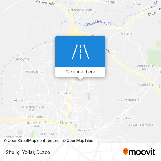 Site İçi Yollar map