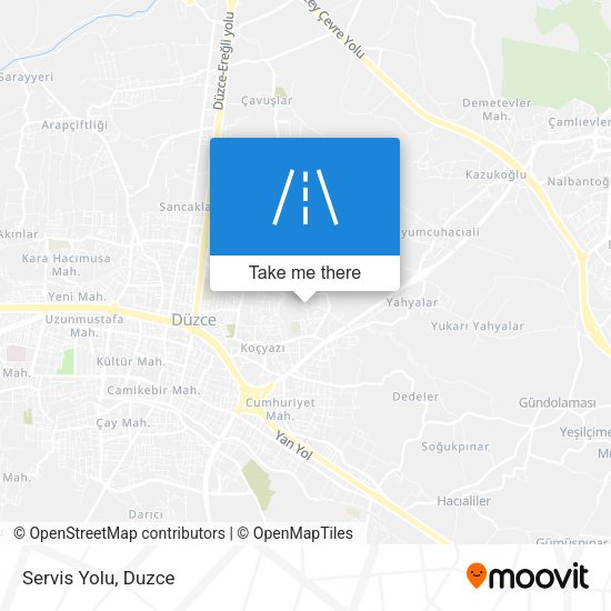 Servis Yolu map