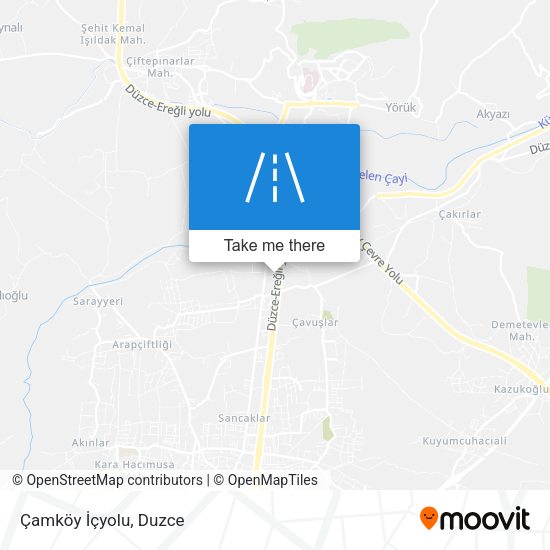 Çamköy İçyolu map
