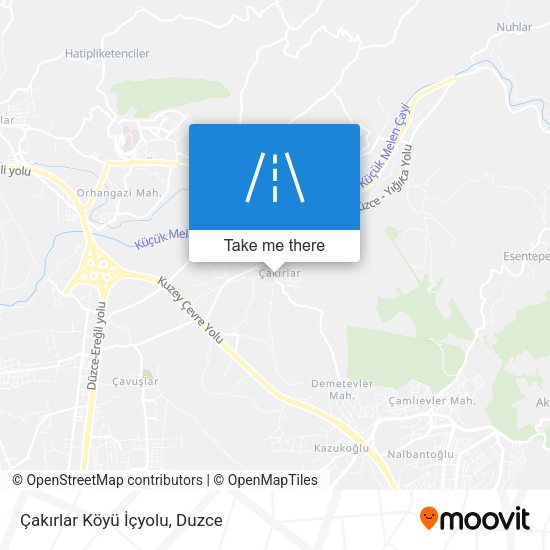 Çakırlar Köyü İçyolu map