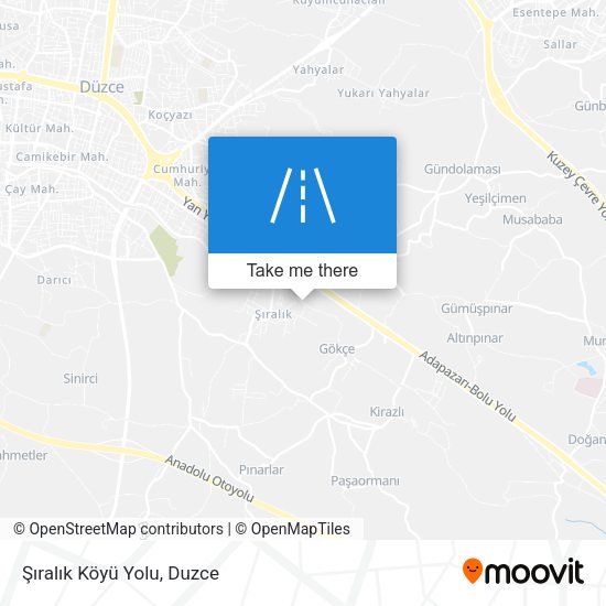 Şıralık Köyü Yolu map