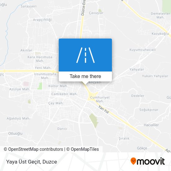 Yaya Üst Geçit map