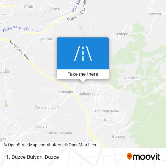 1. Düzce Bulvarı map