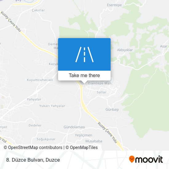8. Düzce Bulvarı map