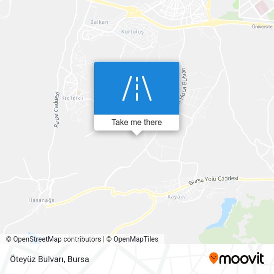 Öteyüz Bulvarı map