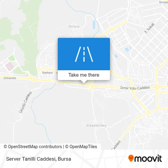 Server Tanilli Caddesi map