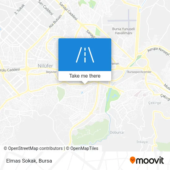 Elmas Sokak map