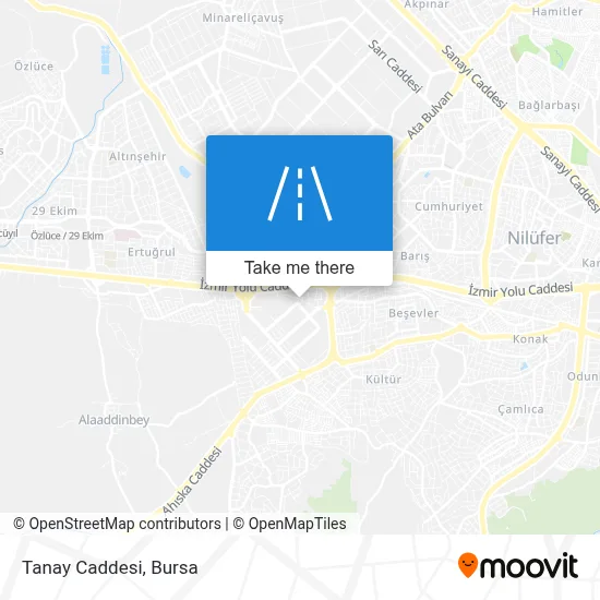 Tanay Caddesi map