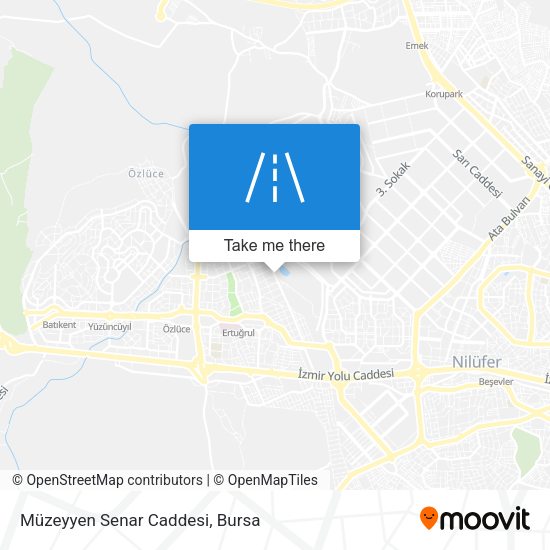 Müzeyyen Senar Caddesi map