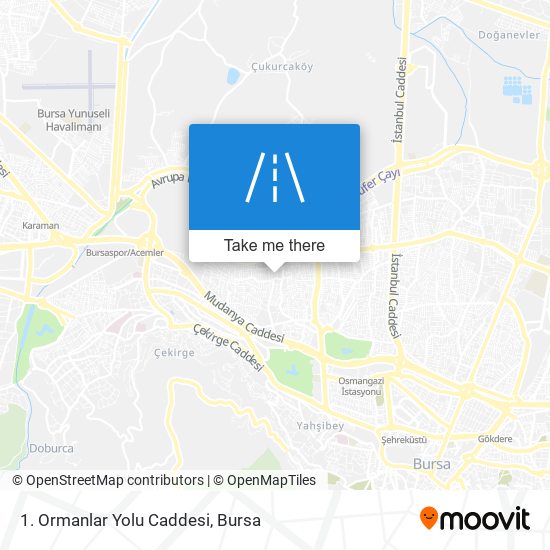 1. Ormanlar Yolu Caddesi map