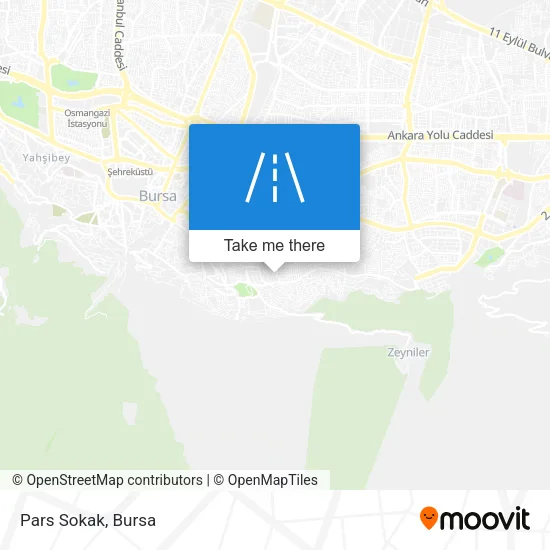Pars Sokak map