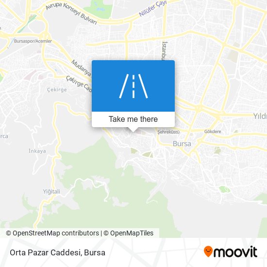 Orta Pazar Caddesi map