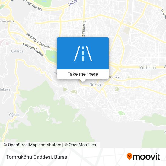 Tomrukönü Caddesi map