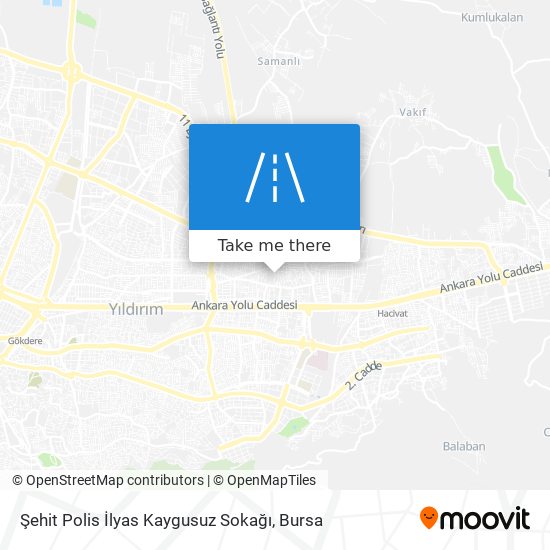 Şehit Polis İlyas Kaygusuz Sokağı map