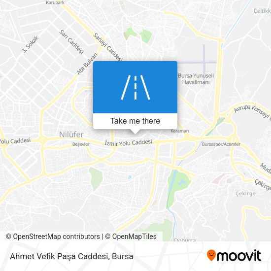 Ahmet Vefik Paşa Caddesi map