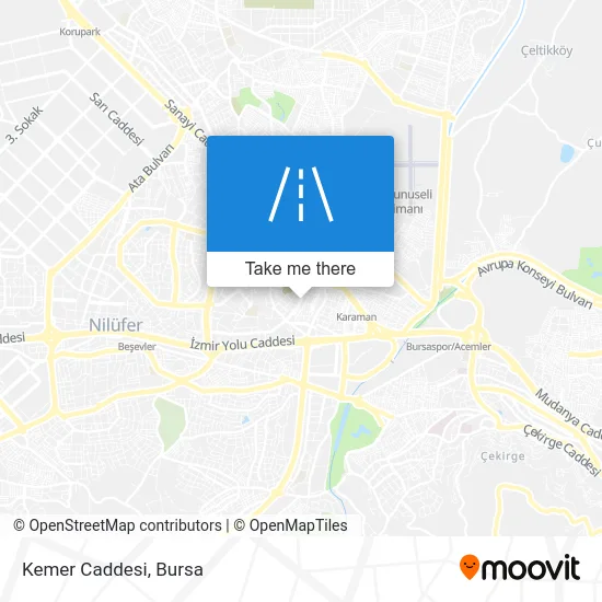Kemer Caddesi map