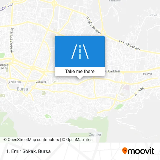 1. Emir Sokak map