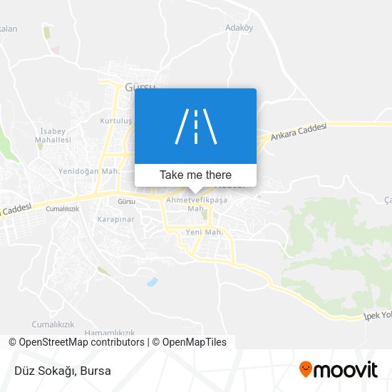 Düz Sokağı map