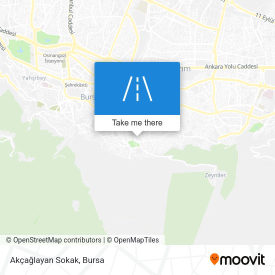 Akçağlayan Sokak map