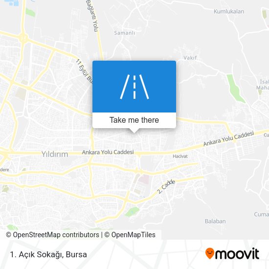 1. Açık Sokağı map