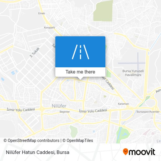 Nilüfer Hatun Caddesi map