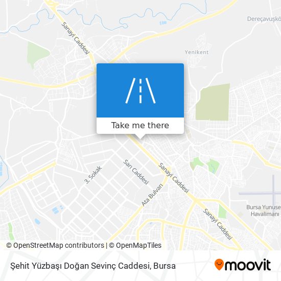 Şehit Yüzbaşı Doğan Sevinç Caddesi map