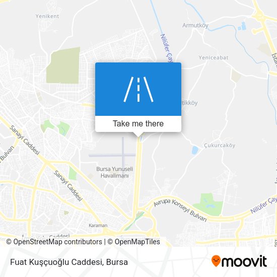 Fuat Kuşçuoğlu Caddesi map