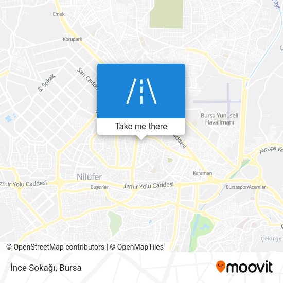 İnce Sokağı map