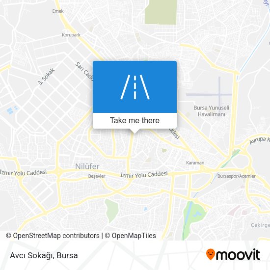 Avcı Sokağı map