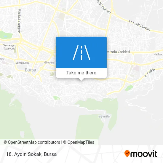 18. Aydın Sokak map