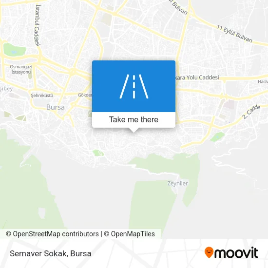 Semaver Sokak map