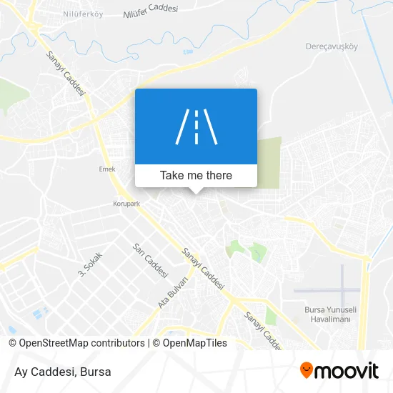 Ay Caddesi map