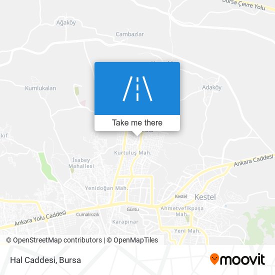 Hal Caddesi map