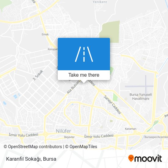Karanfil Sokağı map