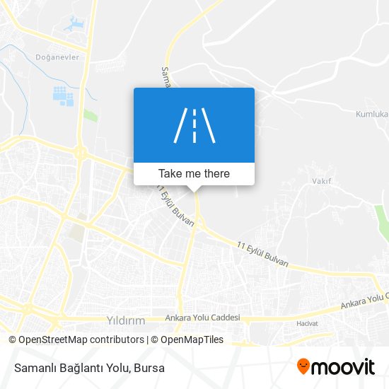 Samanlı Bağlantı Yolu map