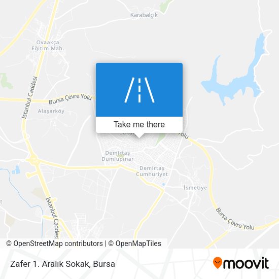 Zafer 1. Aralık Sokak map