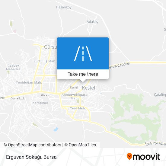 Erguvan Sokağı map