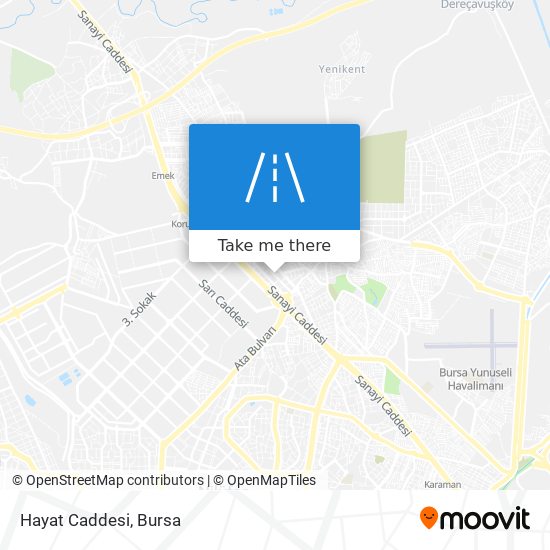 Hayat Caddesi map