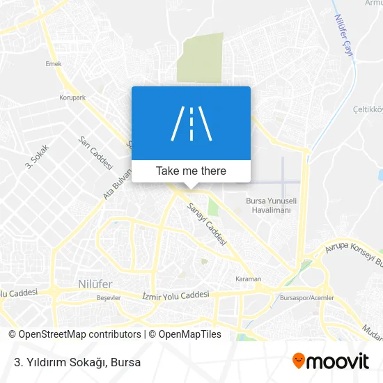 3. Yıldırım Sokağı map