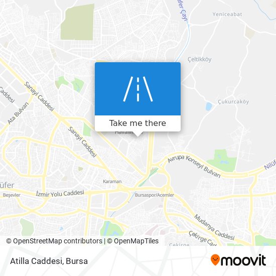 Atilla Caddesi map