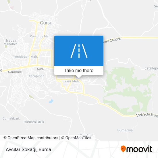 Avcılar Sokağı map
