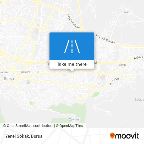 Yenel Sokak map